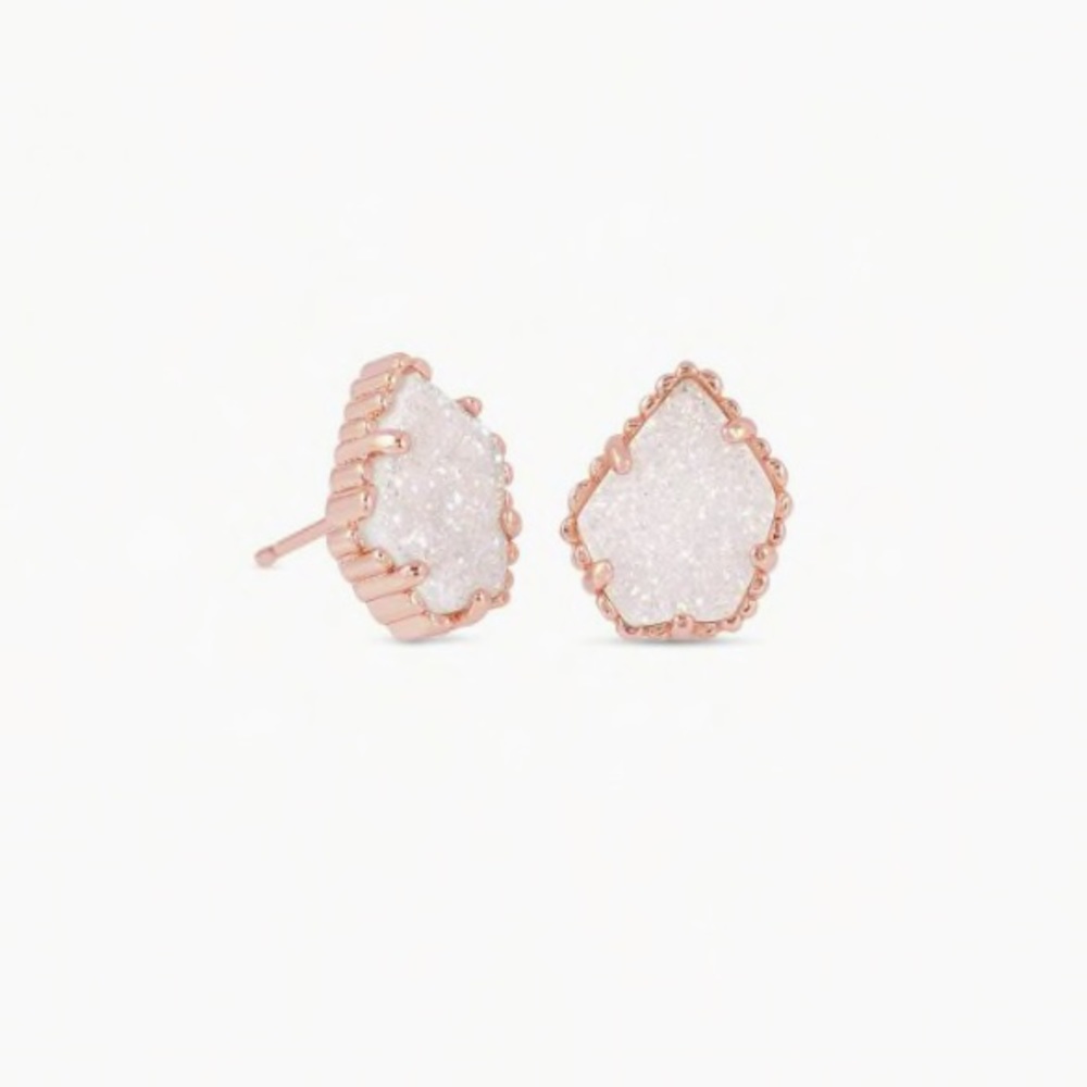 NWT Kendra Scott rose gold Tessa earrings